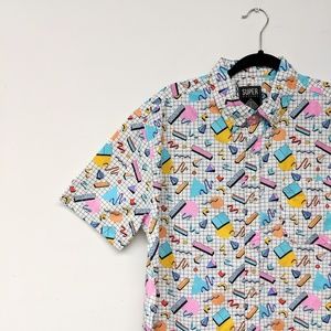 The "Zack Morris" preppy button up.